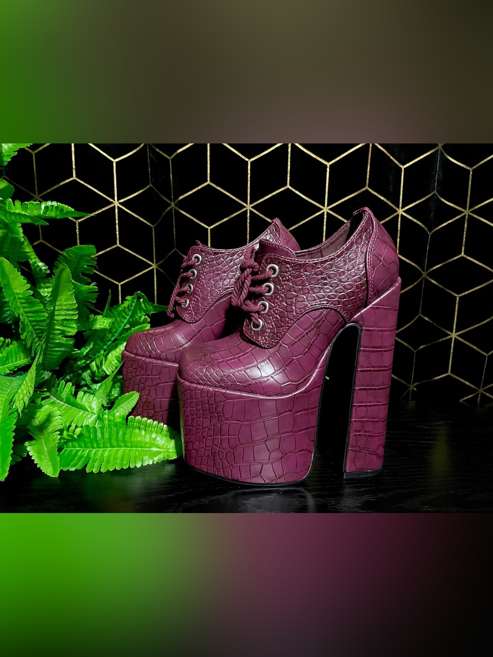 Current Mood Iconic Walk Platform Oxfords - Picture 3 of 5